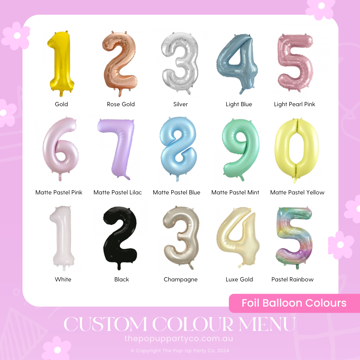 Custom Number Balloon Bunch Kit – The Pop-Up Party Co.